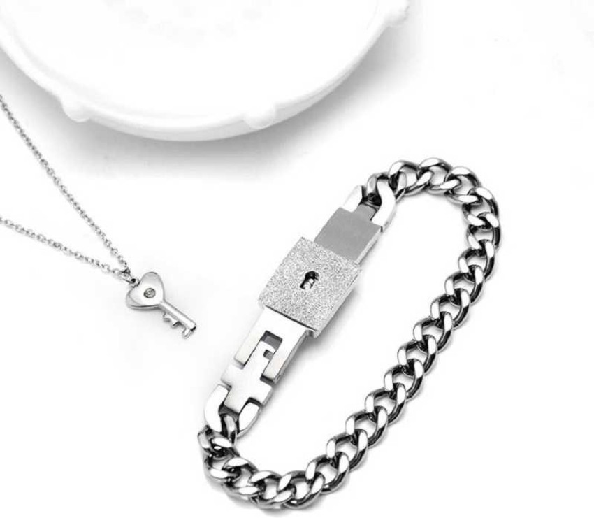 Lock bracelet with key on sale flipkart