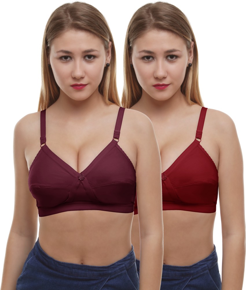 Pack of 2 Cross-Over Cotton Bras