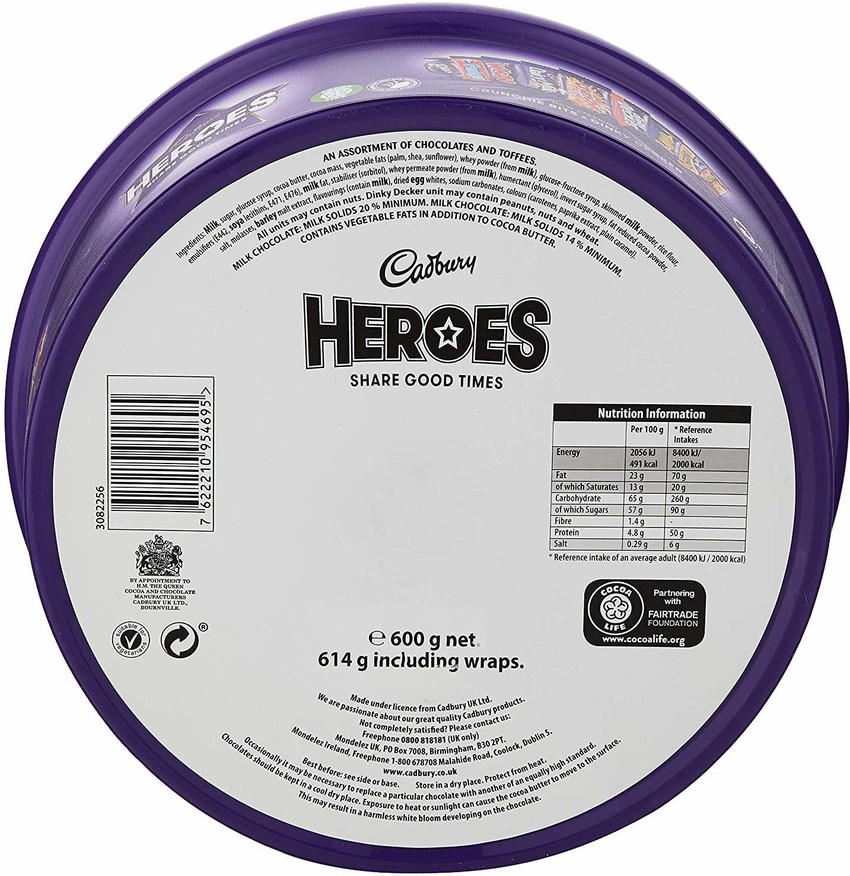 Cadbury heroes tub deals