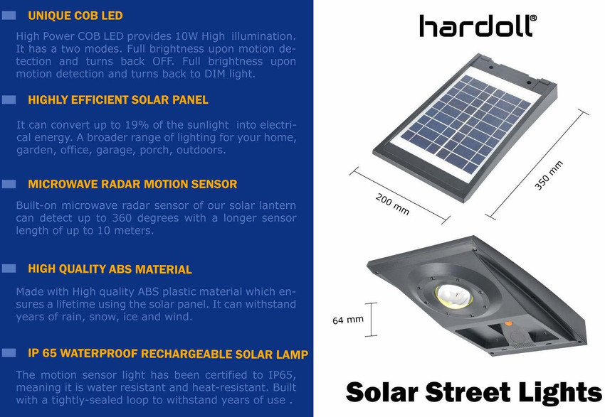 Hardoll cob led solar light cheap