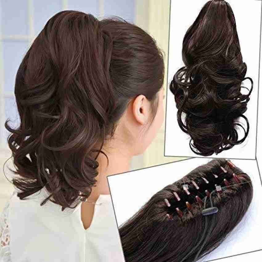 Wholesale Clip in ynthetic Hair extension,3 Pieces