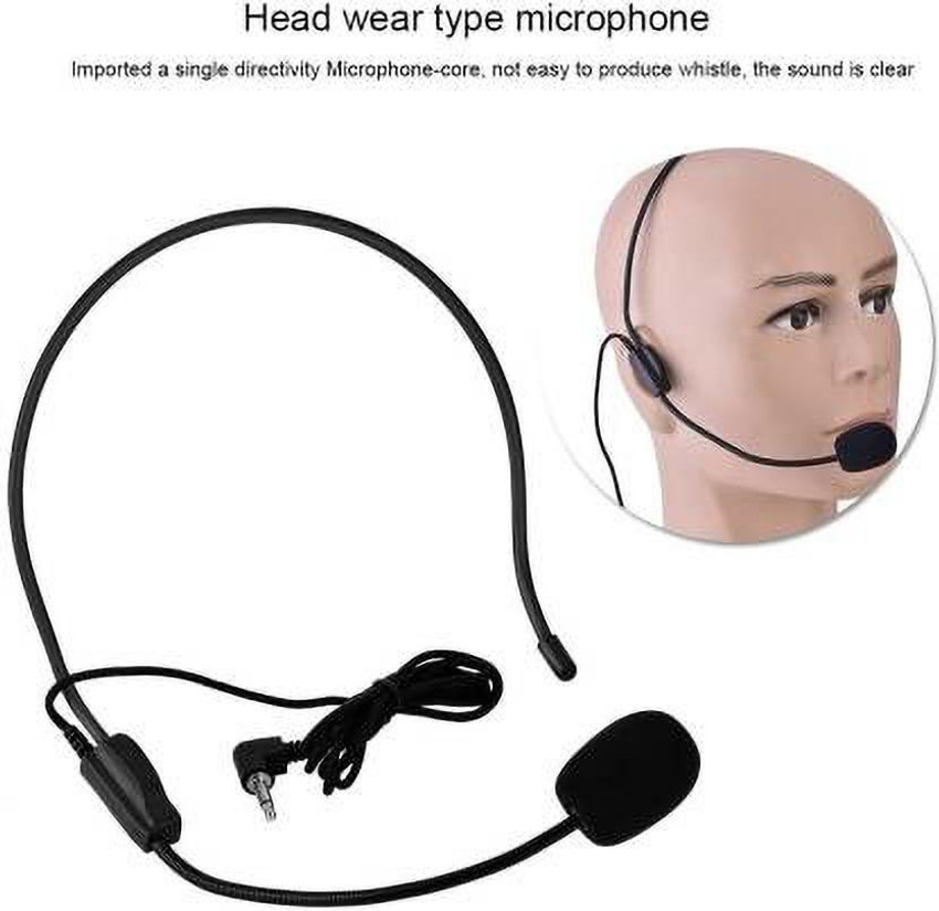 Bolditech Head Band Recording Mic 3.5mm Headset Microphone Head