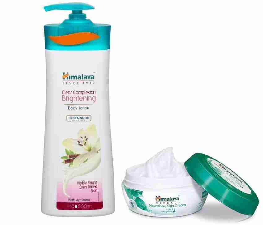 Himalaya Herbals Clear Complexion Brightening Body Lotion 400ml Nourishing Skin Cream 50ML