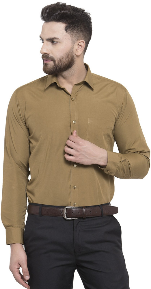 Khaki formal shirt outlet