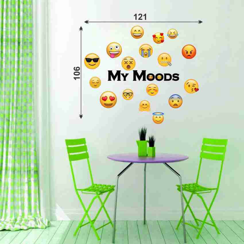 DECOR Production 58.42 cm Emoji/ Smiley'sDecorative Wall Sticker Self  Adhesive Sticker Price in India - Buy DECOR Production 58.42 cm Emoji/  Smiley'sDecorative Wall Sticker Self Adhesive Sticker online at