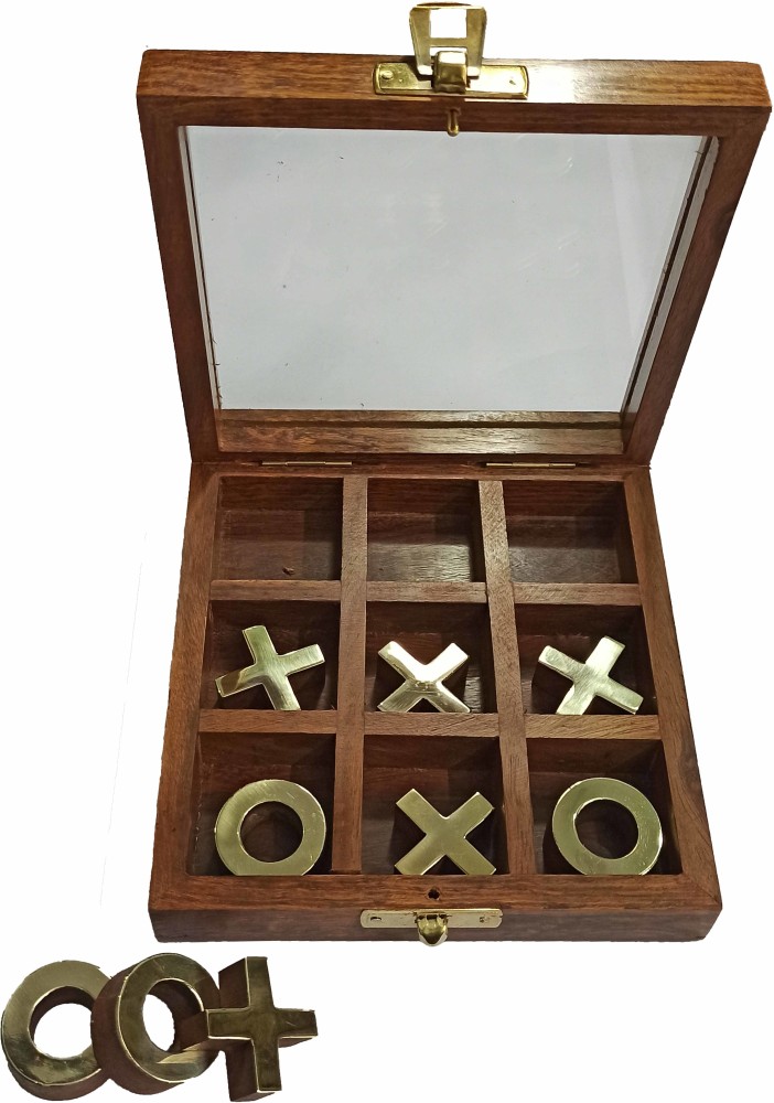 Buy WE Games Tic-tac-toe Wooden Board Game Online at Low Prices in India 