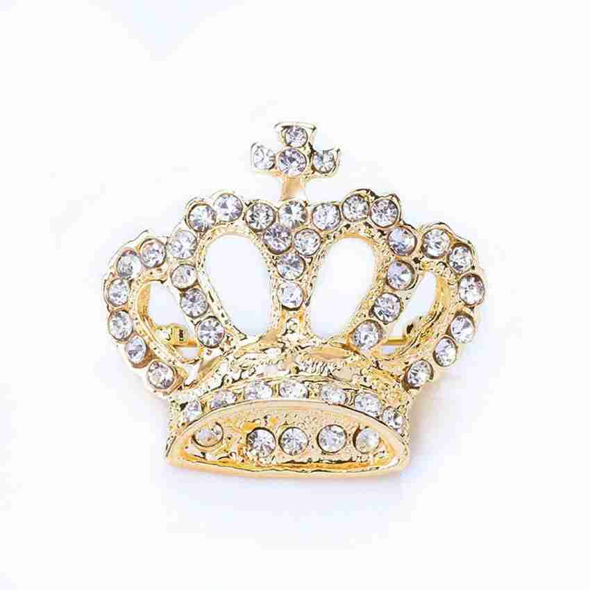 Crown brooches and discount pins