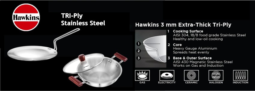 Hawkins best sale steel cookware