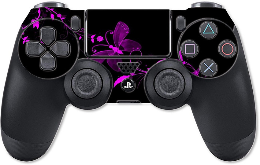 Pink and top black ps4 controller