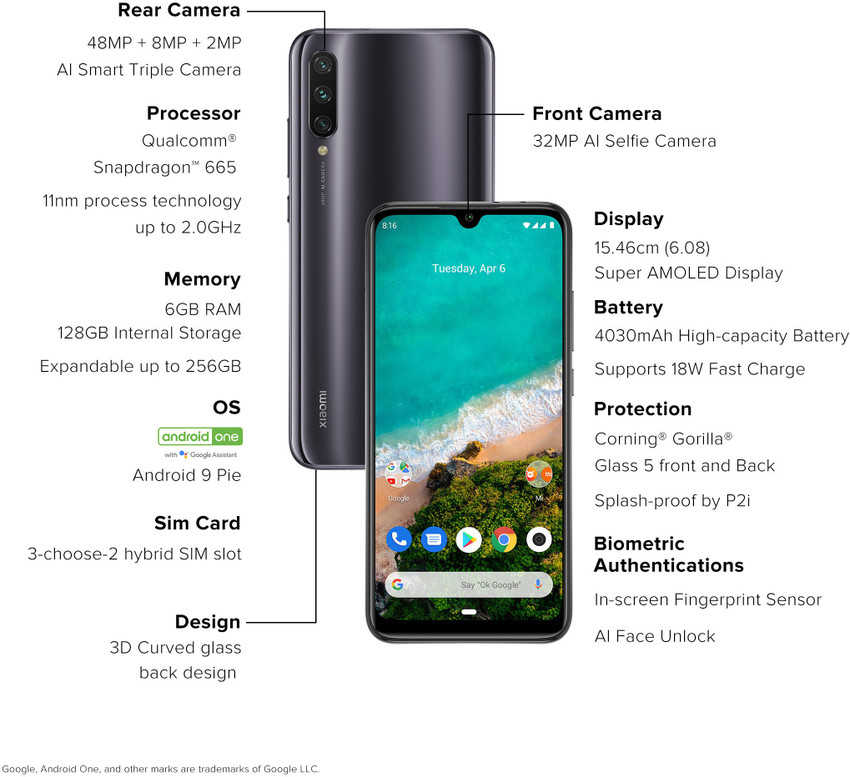 Mi A3 ( 128 GB Storage, 6 GB RAM ) Online at Best Price On Mi A3 ( 128 GB Storage, 6 GB RAM ) Online at Best Price On