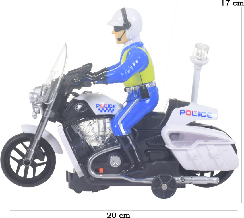 Toy police best sale motorcycle with lights