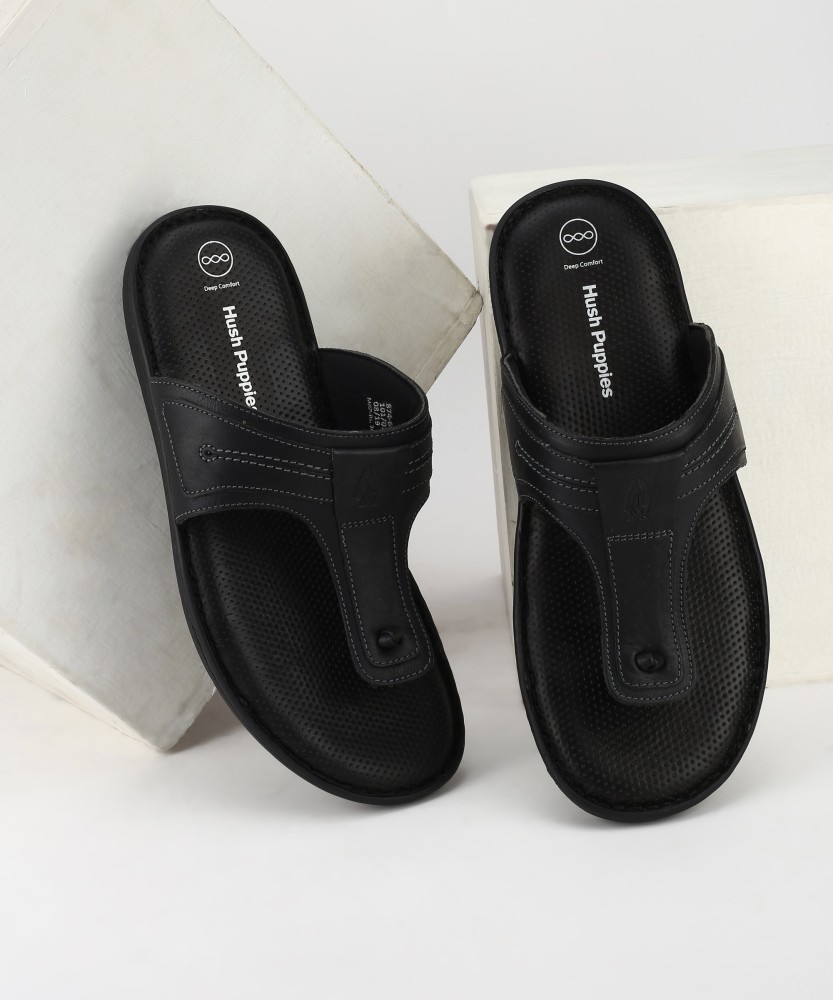 HUSH PUPPIES Track Thong Men Black Flats Buy HUSH PUPPIES Track