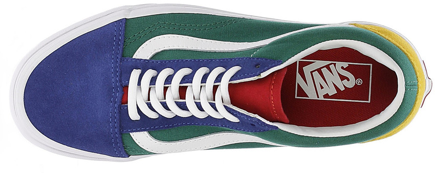 Vans blue cheap green yellow red