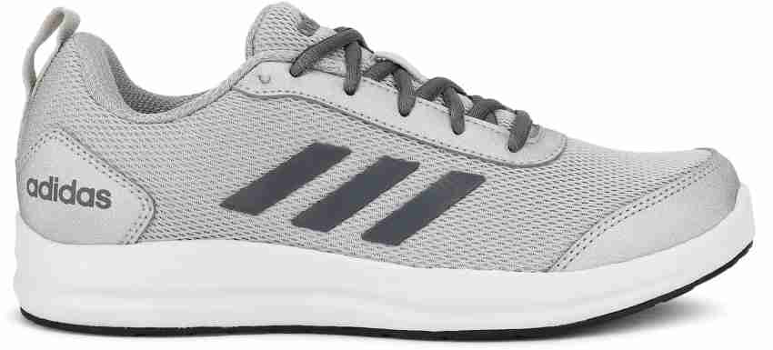 Adidas yking dark hot sale grey running shoes