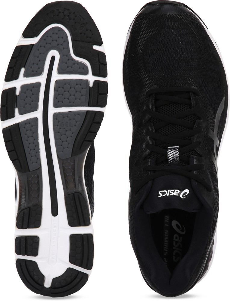 Asics gel nimbus hot sale 2 black white carbon