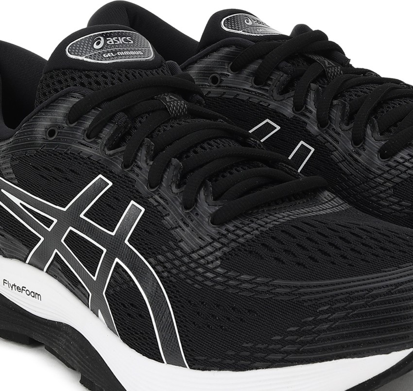 Asics nimbus 21 clearance black black