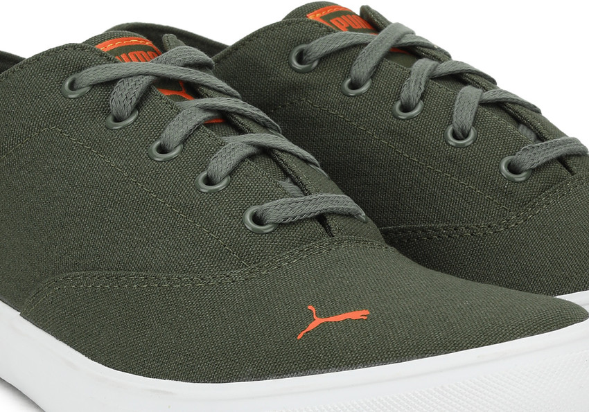 Puma slyde discount dp sneakers olive