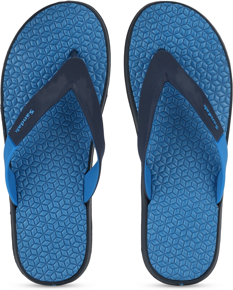 Bata blue sale flip flops