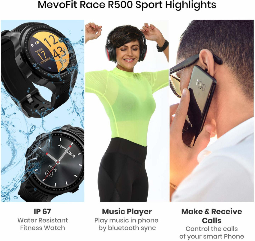 MEVOFIT Race Sport Fitness Band Smartwatch Price in India Buy