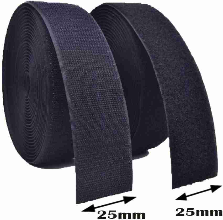Vardhman Velcro Tape Roll, 25 Mts * 25 Mm ( 1  ) Width , Colour Black  Sew-on Velcro Price in India - Buy Vardhman Velcro Tape Roll, 25 Mts * 25