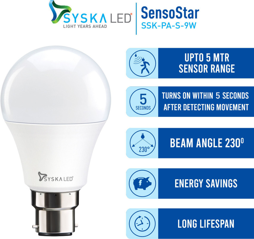 Syska led bulb 9 discount watt price flipkart