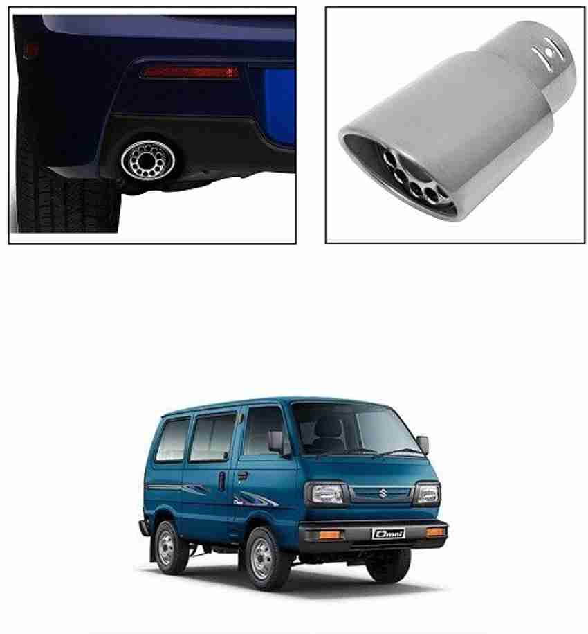 AutoRight Car Exhaust Silencer Tip Chrome For Maruti Suzuki Omni