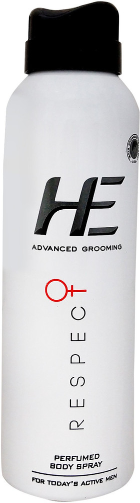 He respect on sale perfumed body spray
