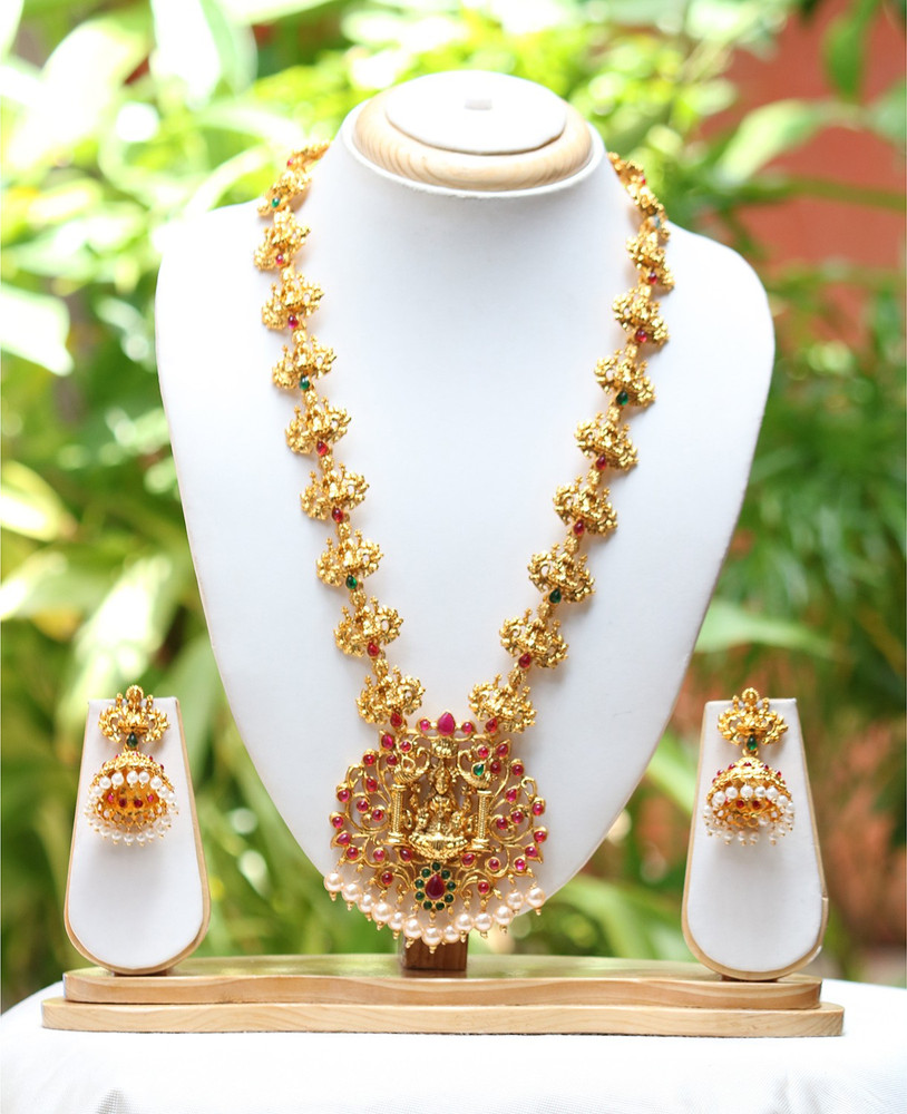 Swarajshop Alloy Gold plated Gold Jewellery Set Price in India Buy Swarajshop Alloy Gold plated Gold Jewellery Set Online at Best Prices in India Flipkart