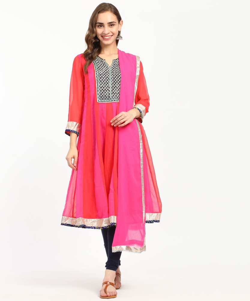 Rain and deals rainbow anarkali