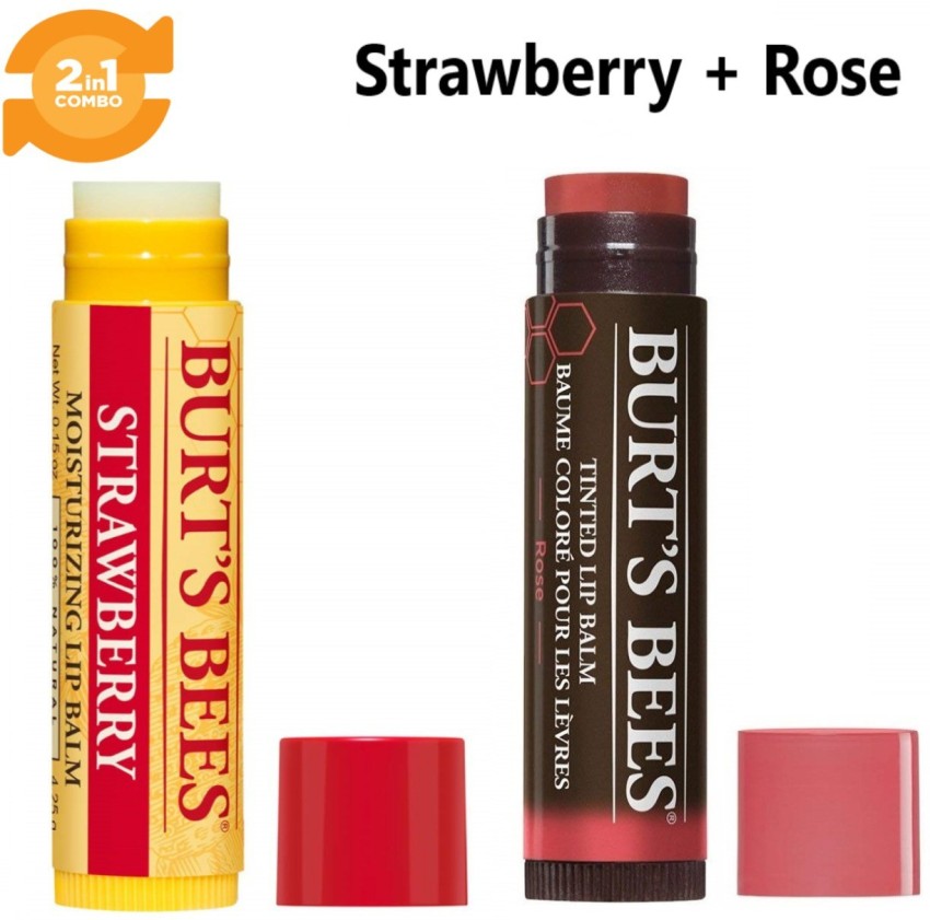 Burt's Bees Lip Balm - Strawberry - 0.15oz