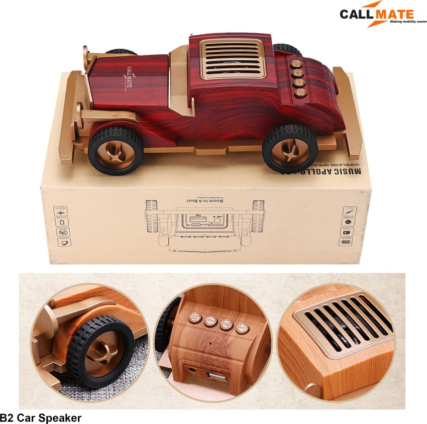 Buy Callmate Music Apollo B2 Classic Vintage Car Wireless Speaker