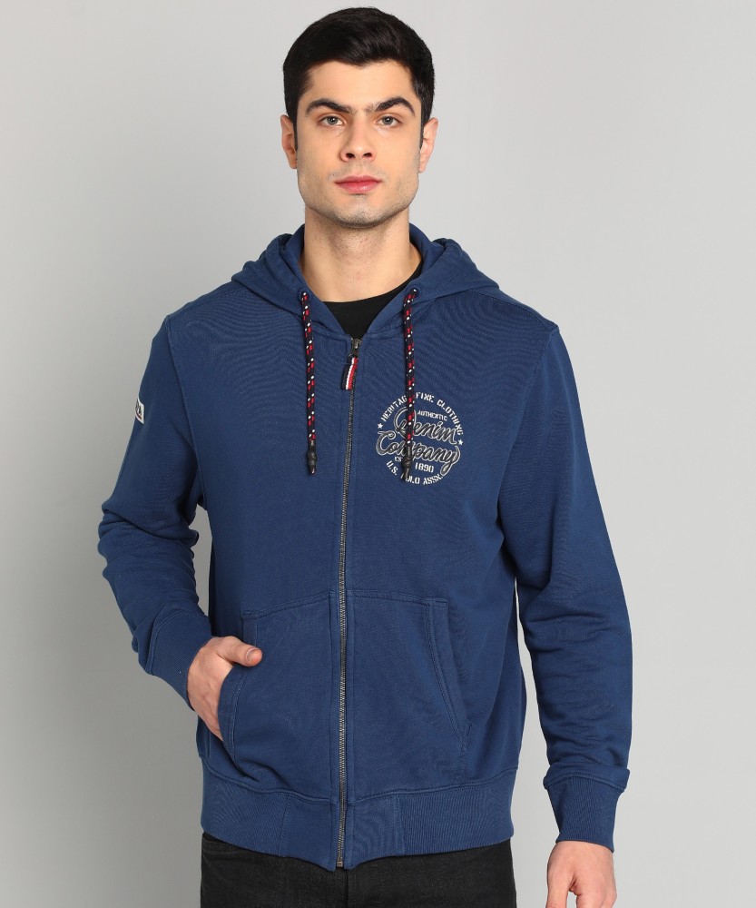 U.S. POLO ASSN. Full Sleeve Solid Men Sweatshirt Buy U.S. POLO