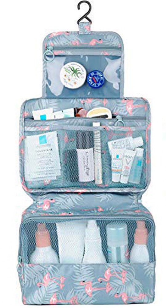 Hanging Toiletry Bag Travel Toiletry Bag  Foldable Dopp Kit with Large  Capacity for Men  4 Layers Portable Waterproof Hygiene Bag for Women   Travel Bathroom OrganizerBrightBlue  Amazonin Bags Wallets