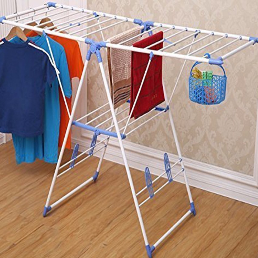 URBAN CUBE Steel Floor Cloth Dryer Stand Indoor/Outdoor Cloth Drying Stand, Cloth  Dryer Stand, Drier Stand -(IT N - 2067) (Blue) Price in India - Buy URBAN  CUBE Steel Floor Cloth Dryer