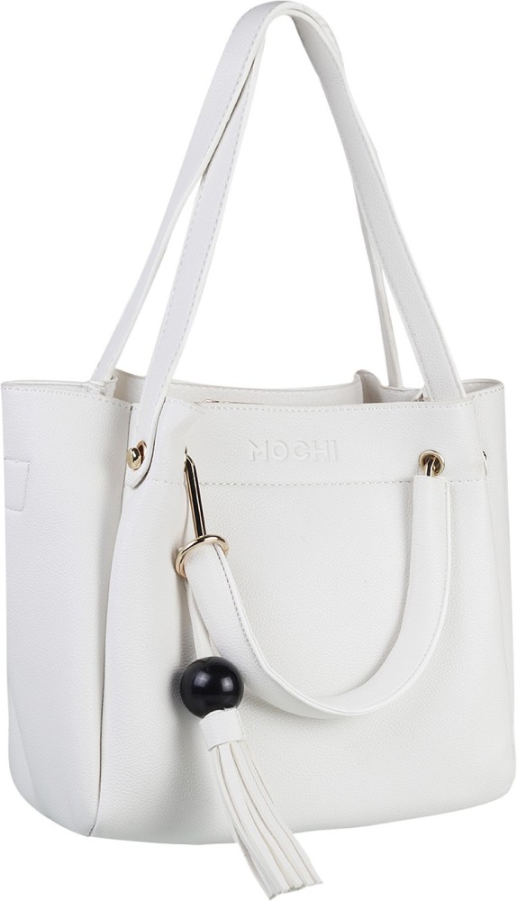 Buy MOCHI Women White Hand held Bag 16 White Online Best Price