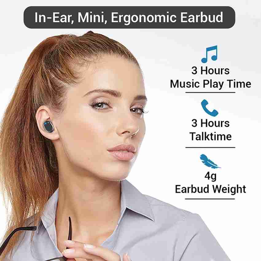 Ptron atom mono wireless earbuds hotsell