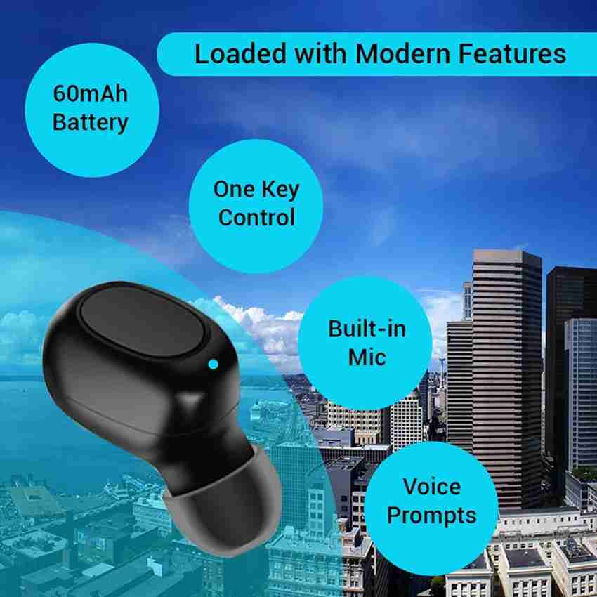 PTron Atom Mono In Bluetooth Headset