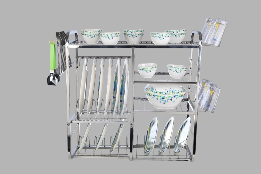 PALOMINO Utensil Kitchen Rack Steel 24*24 inch Wall Mount Modern Kitchen  Utensils Dish Rack Stainless Steel Kitchen Rack Utensil Rack Utensil Stand  (Steel) Steel Kitchen Rack (Steel) Price in India - Buy