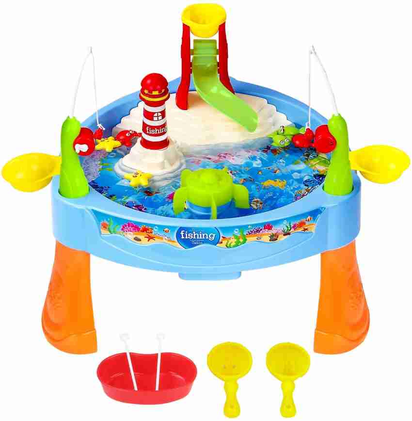 Zooawa Fishing Game Set, Electric Magnetic Rod And Reel Toy Water Playi  Party & Fun Games Board Game - Fishing Game Set, Electric Magnetic Rod And  Reel Toy Water Playi . shop