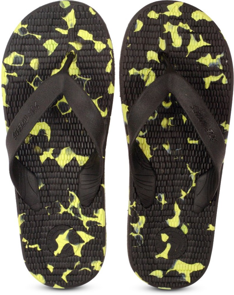 SOLETHREADS REBEL Men EVERLAST Military Rugged BLACK Flip Flops