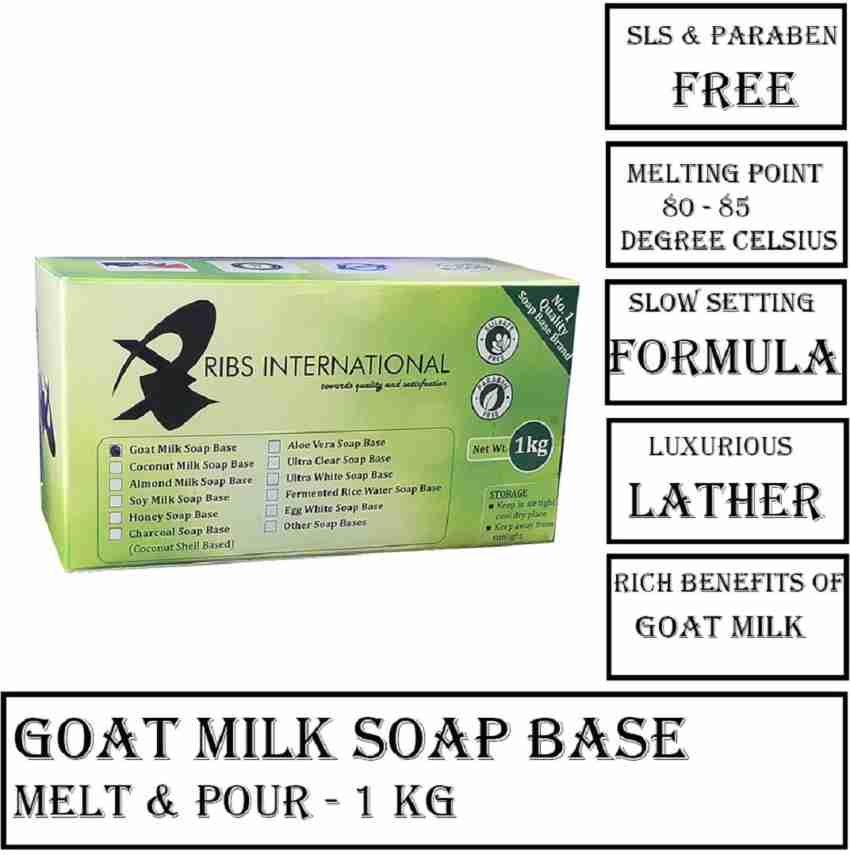 Goats Milk - Melt and Pour Soap Base for Soap-making, SLS/SLES Free
