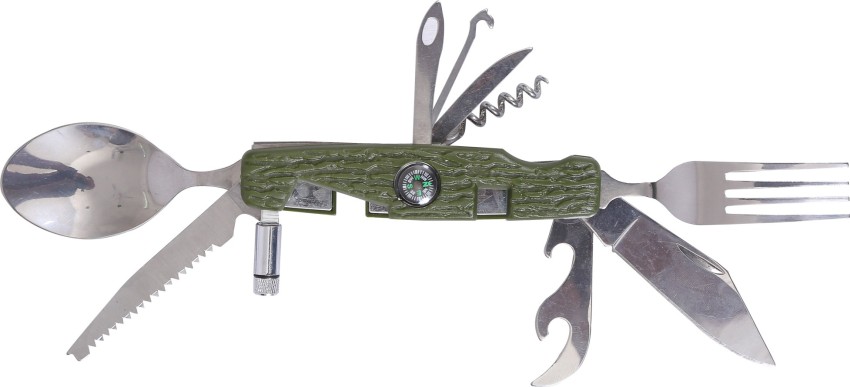 SHOPIZONE 10-in-1 Camping Tool - Portable Steel