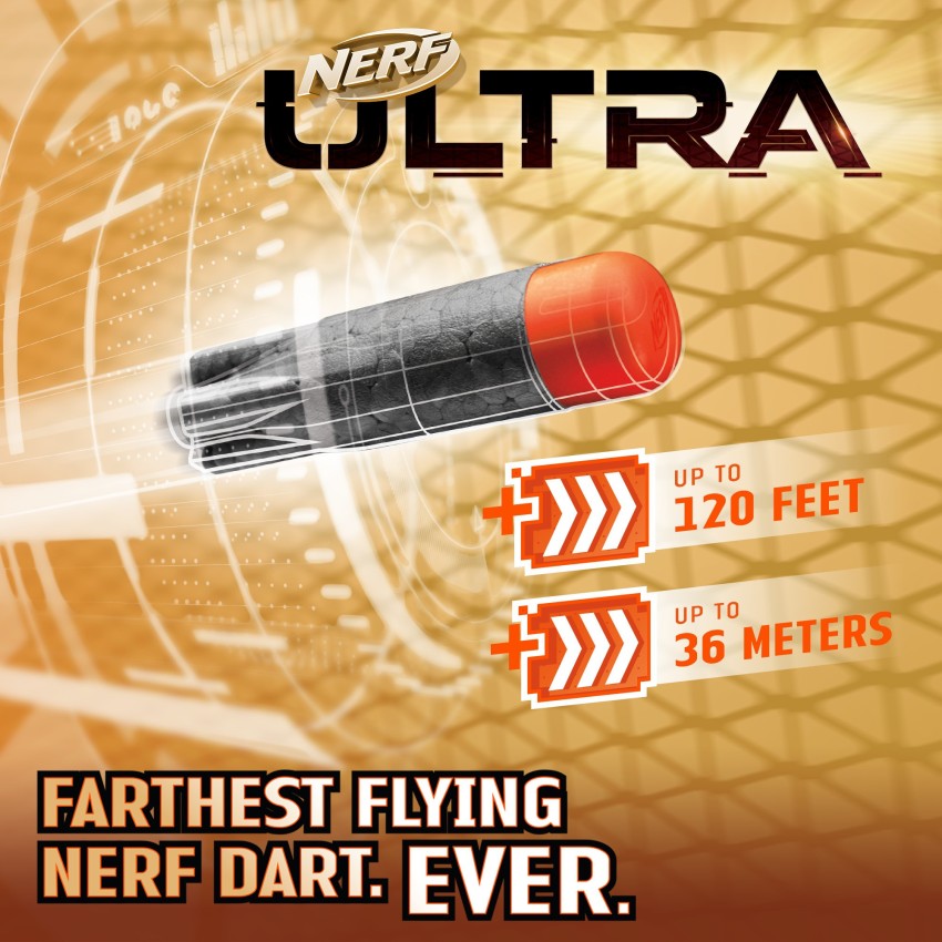 NERF Ultra Focus Motorized Blaster, 10-Dart Clip ( Exclusive)