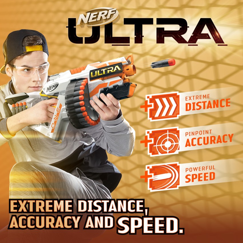 Nerf Ultra One Motorized Blaster, 25 Darts, Farthest Flying Darts Ever Guns  & Darts