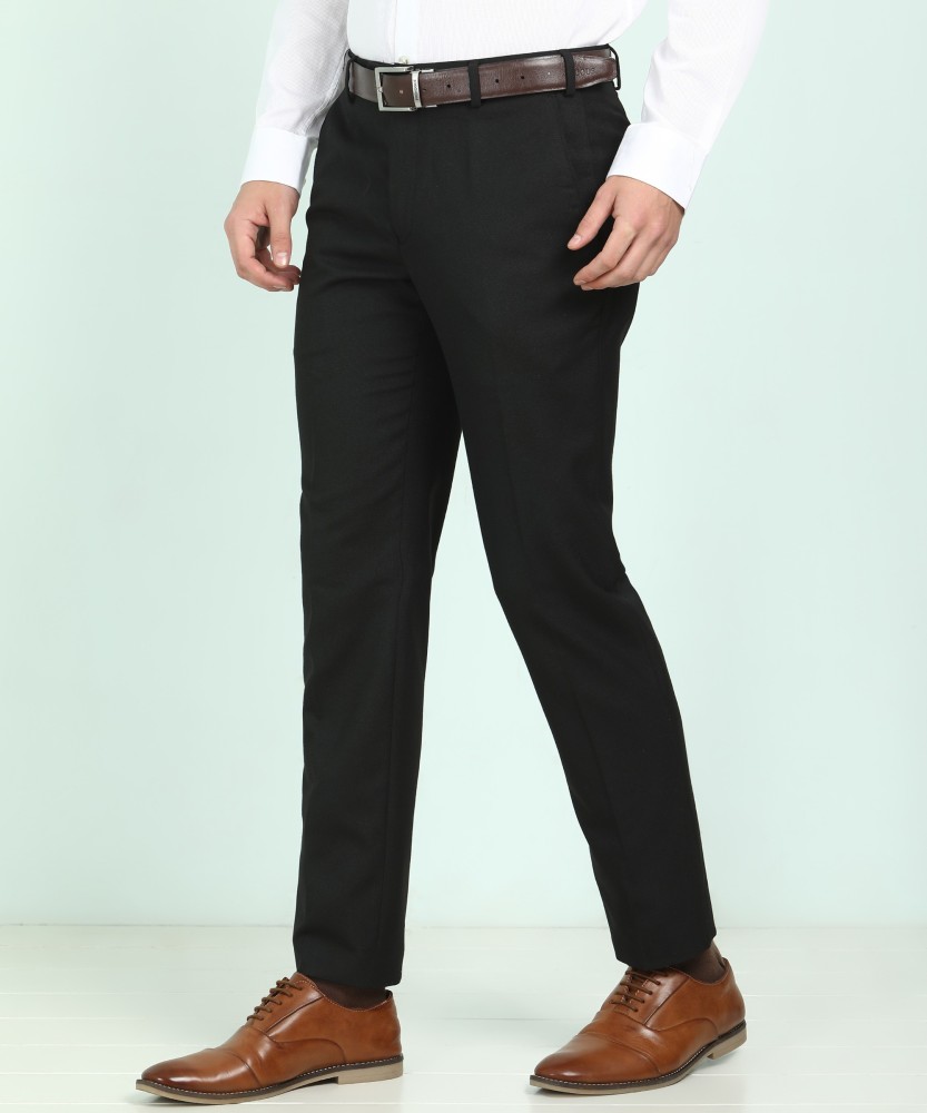 Buy Raymond Dark Grey Regular Fit Trousers for Mens Online  Tata CLiQ