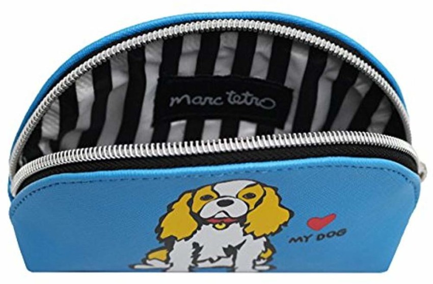 Marc Tetro Purple Bichon Maltipoo Travel Case Bag Tote Pouch outlet