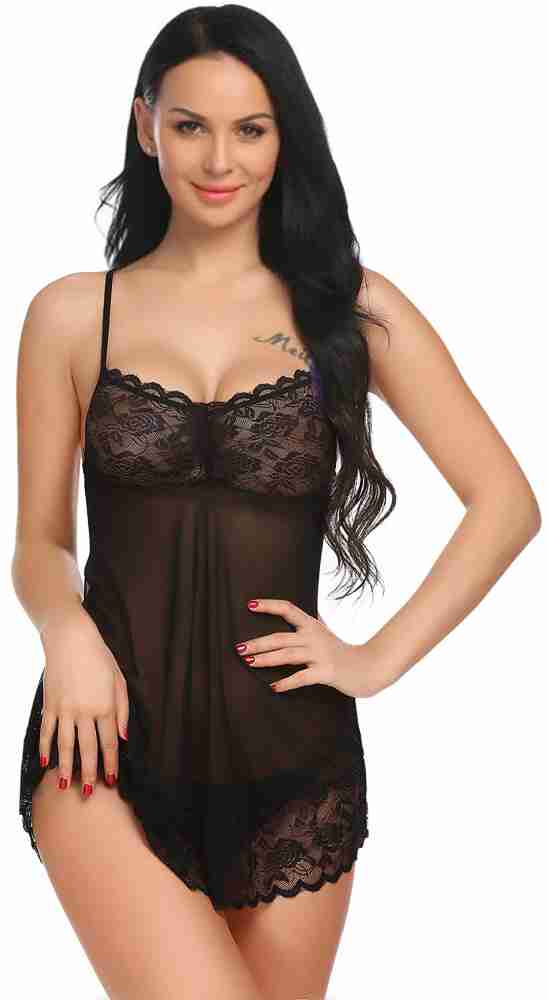 Buy Arnoni Kash Sexy and Comfortable Lace Babydoll Lingerie for