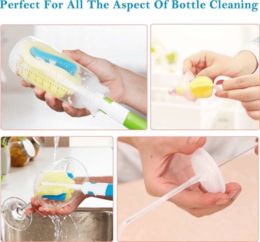 Adore Grey Bottle Cleaning Brush, Buy Baby Care Products in India