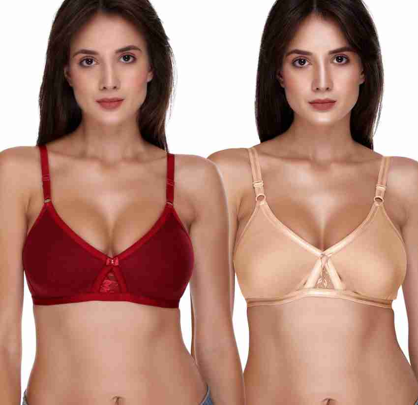 SONA by M1003 Hosiery Cotton T-Shirt Bra Women T-Shirt Non Padded