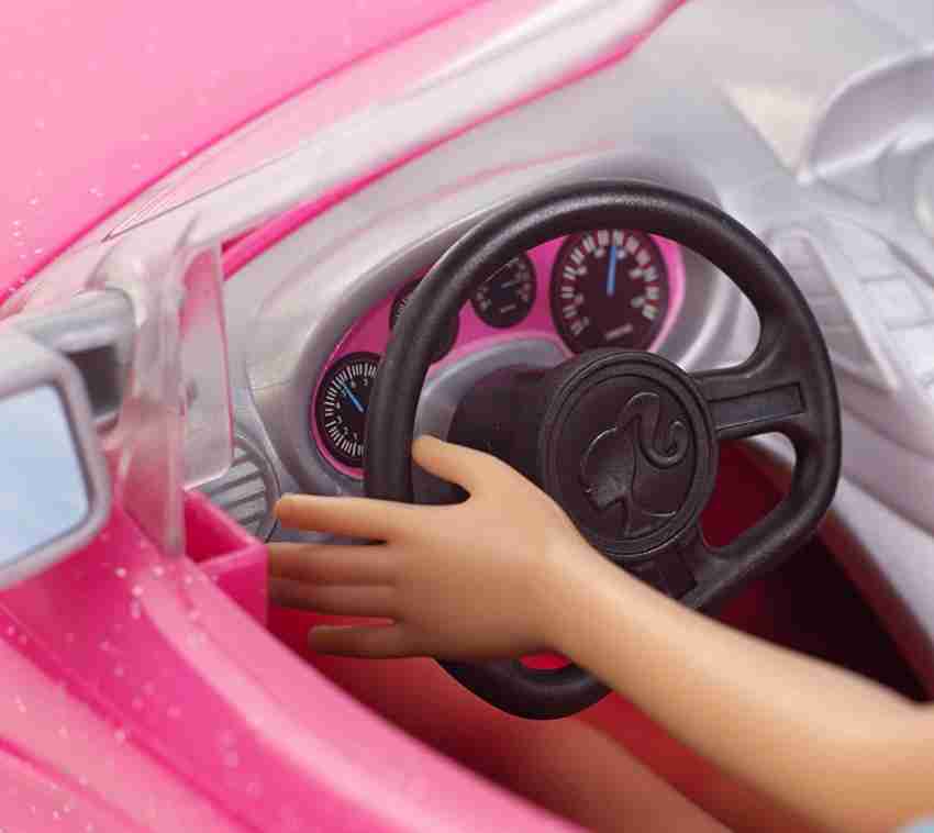 Barbie convertible car online & doll